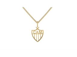 Pingente Clube Atltico Mineiro - Escudo - Galo